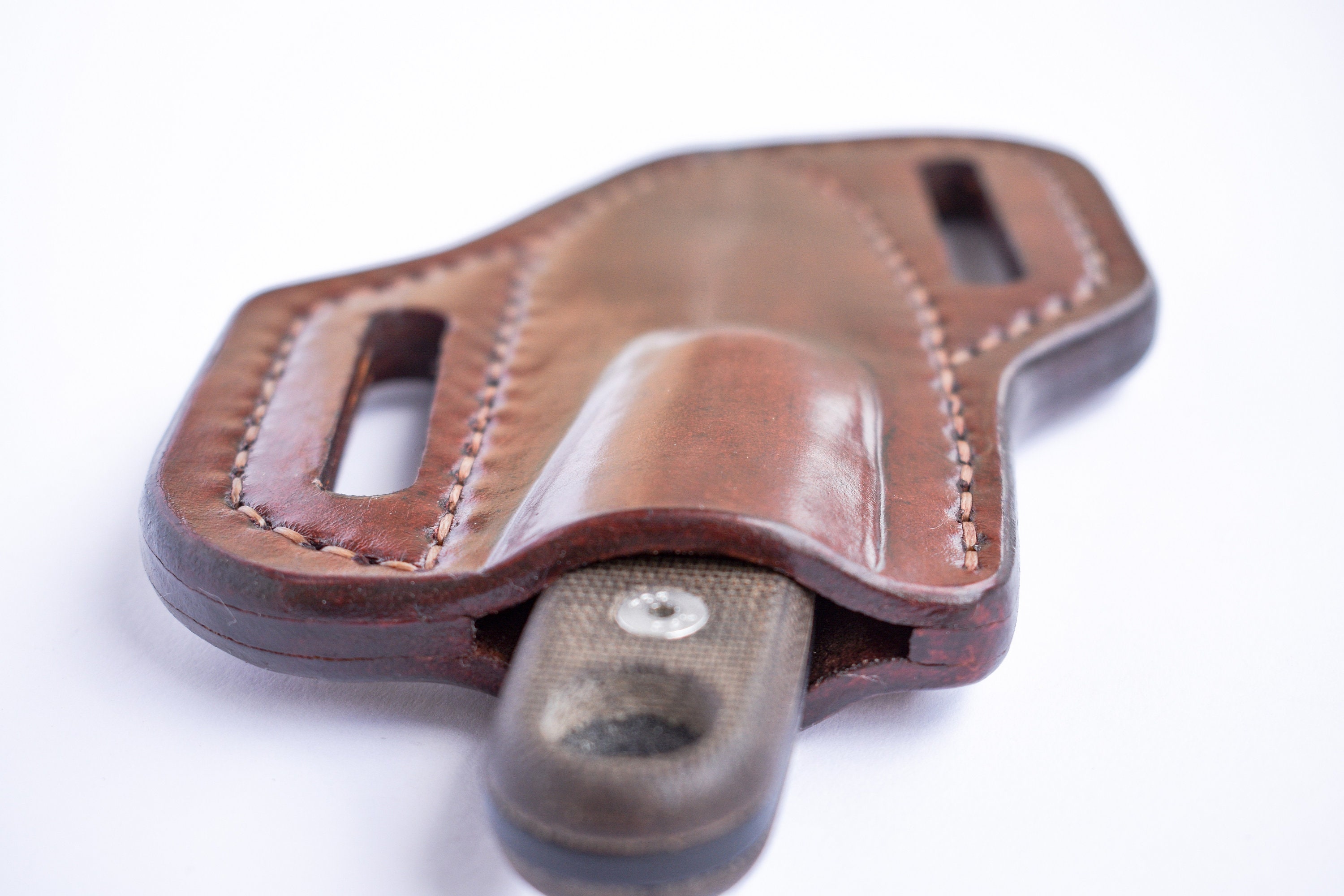 Pancake Leather Sheath Made to Fit Esee Izula 2 Custom Etsy Canada