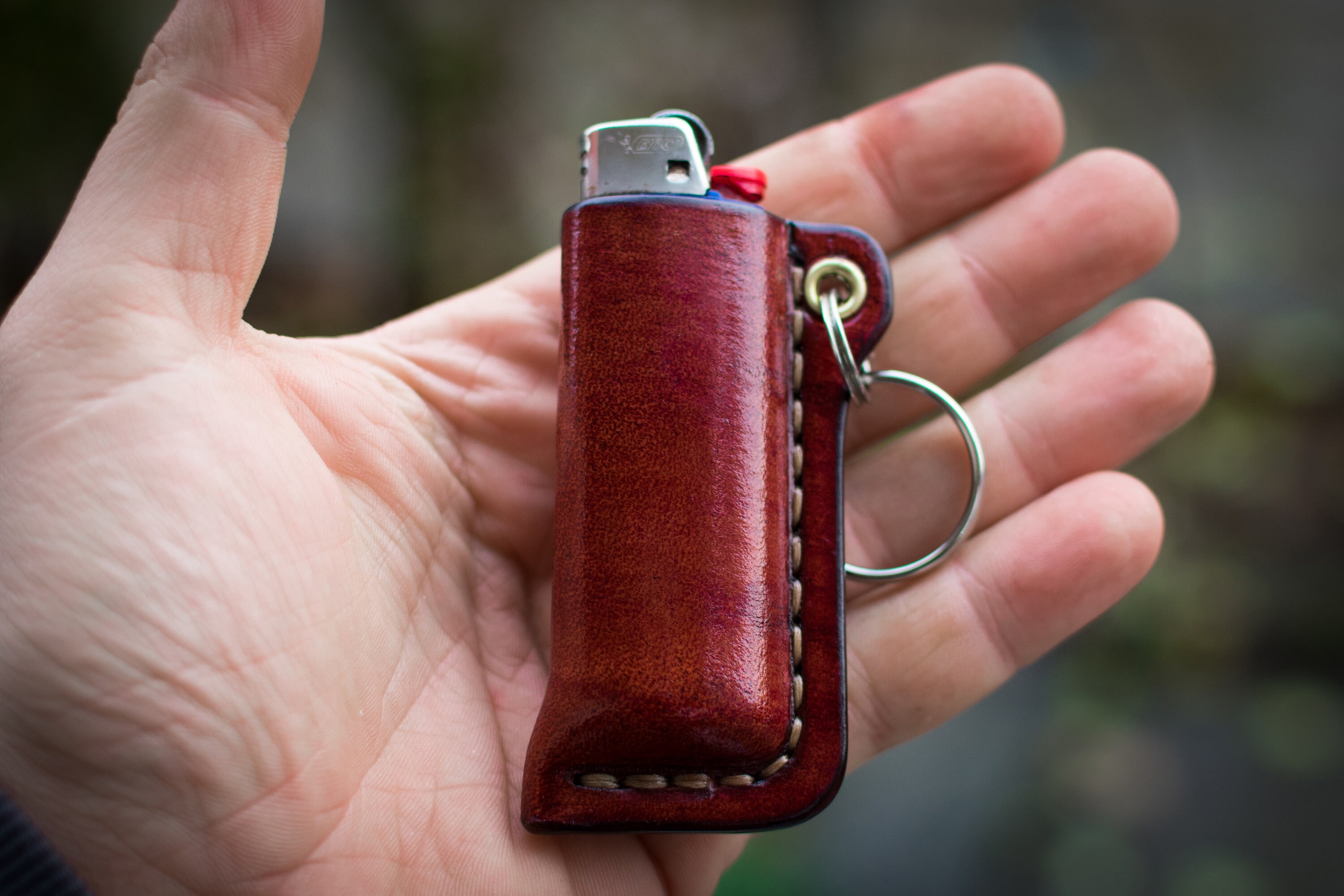 Lighter Pouch, Lighter Sleeve, Leather Lighter Keyring