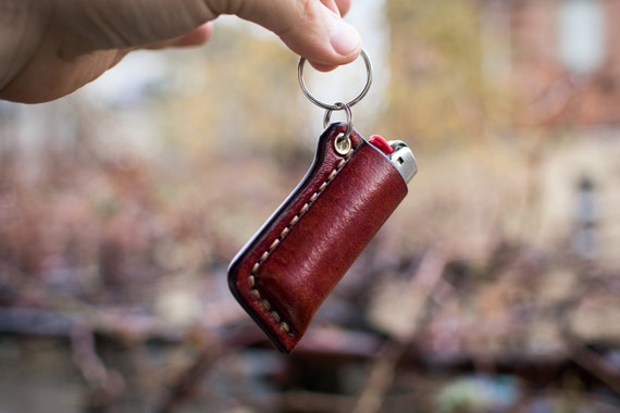 Lighter Pouch, Lighter Sleeve, Leather Lighter Keyring