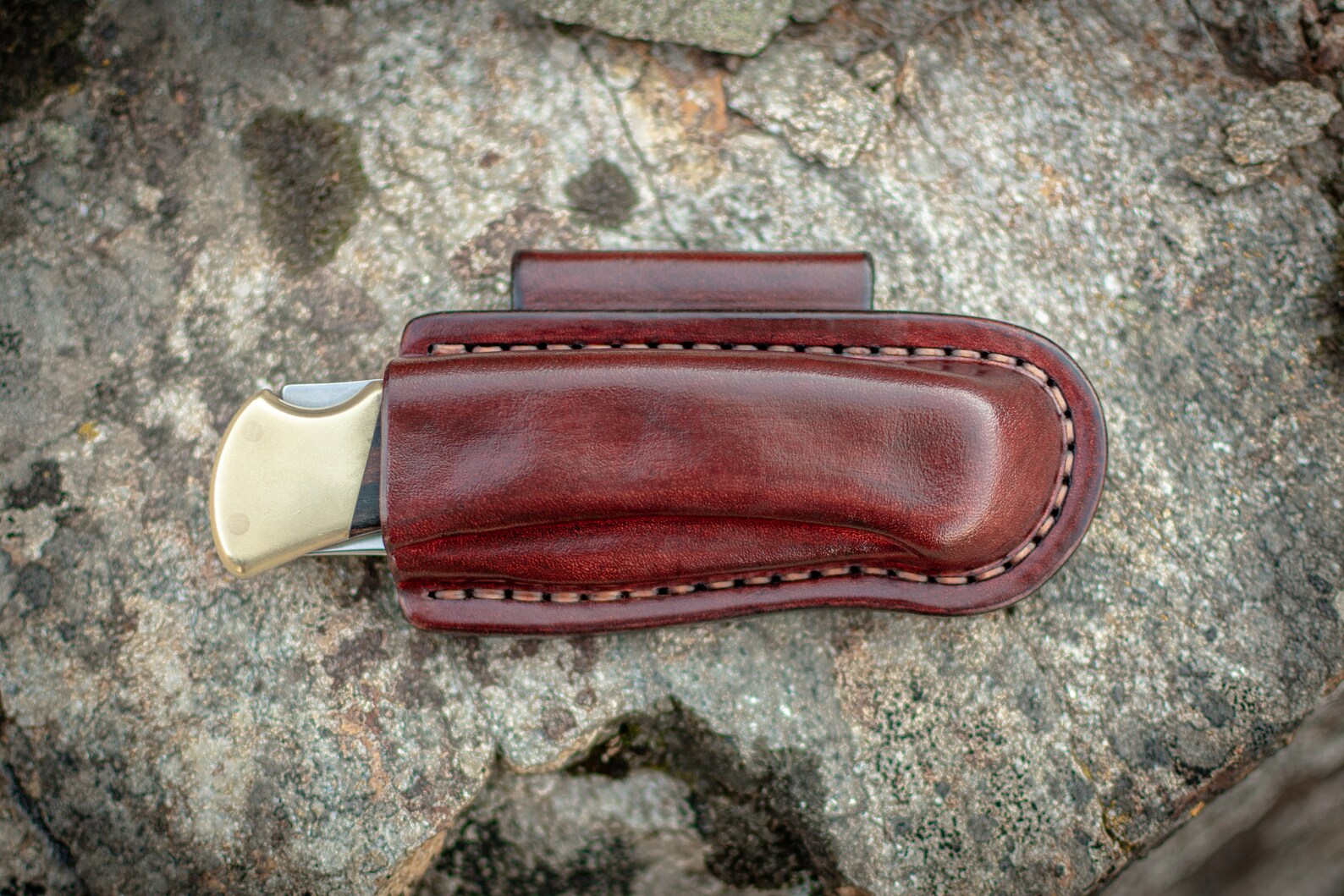 Horizontal Carry Sheath With Belt Loop Made to Fit Buck 110 Etsy