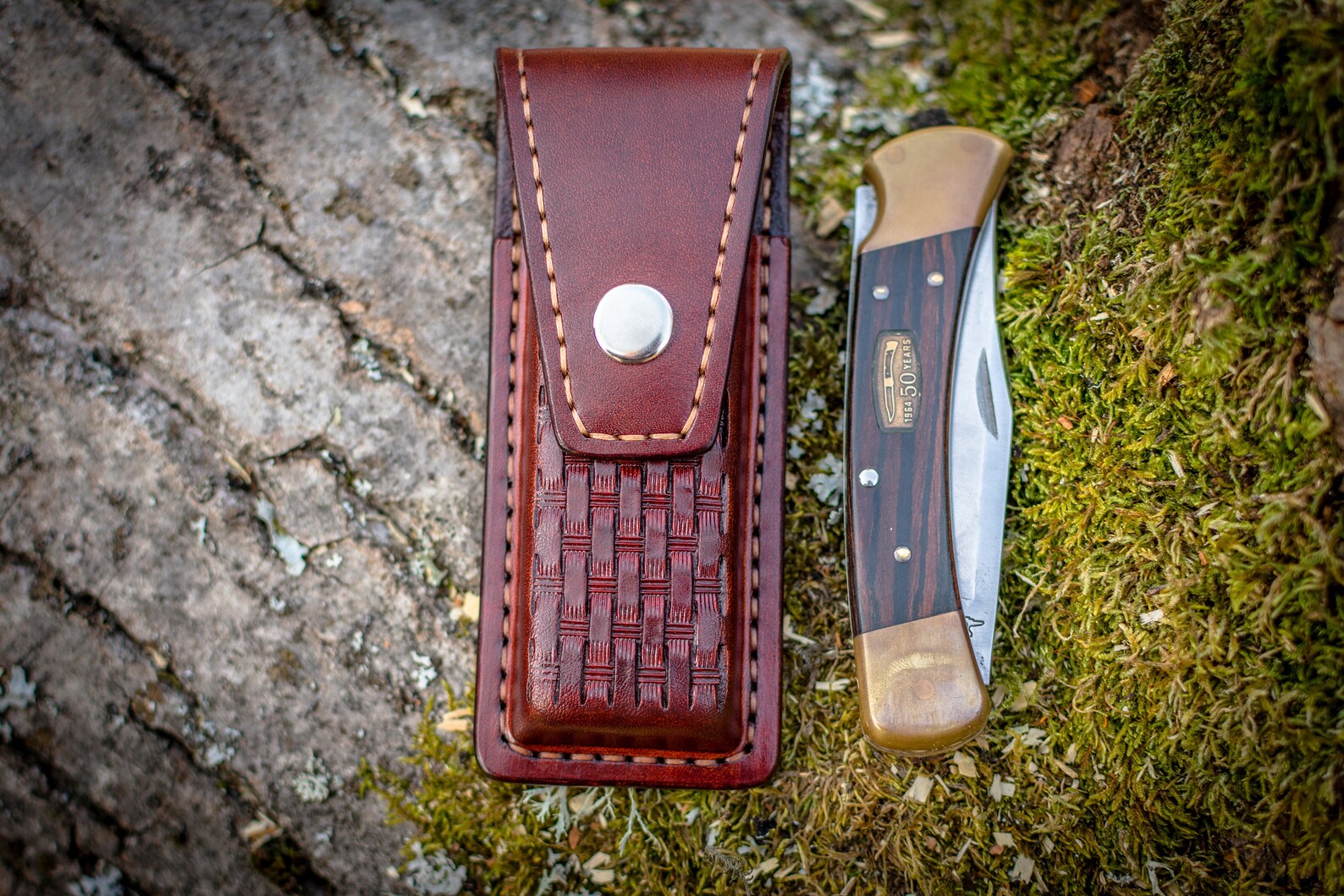 Folding Knife Leather Pouch Leather Folding Knife Sheath Etsy