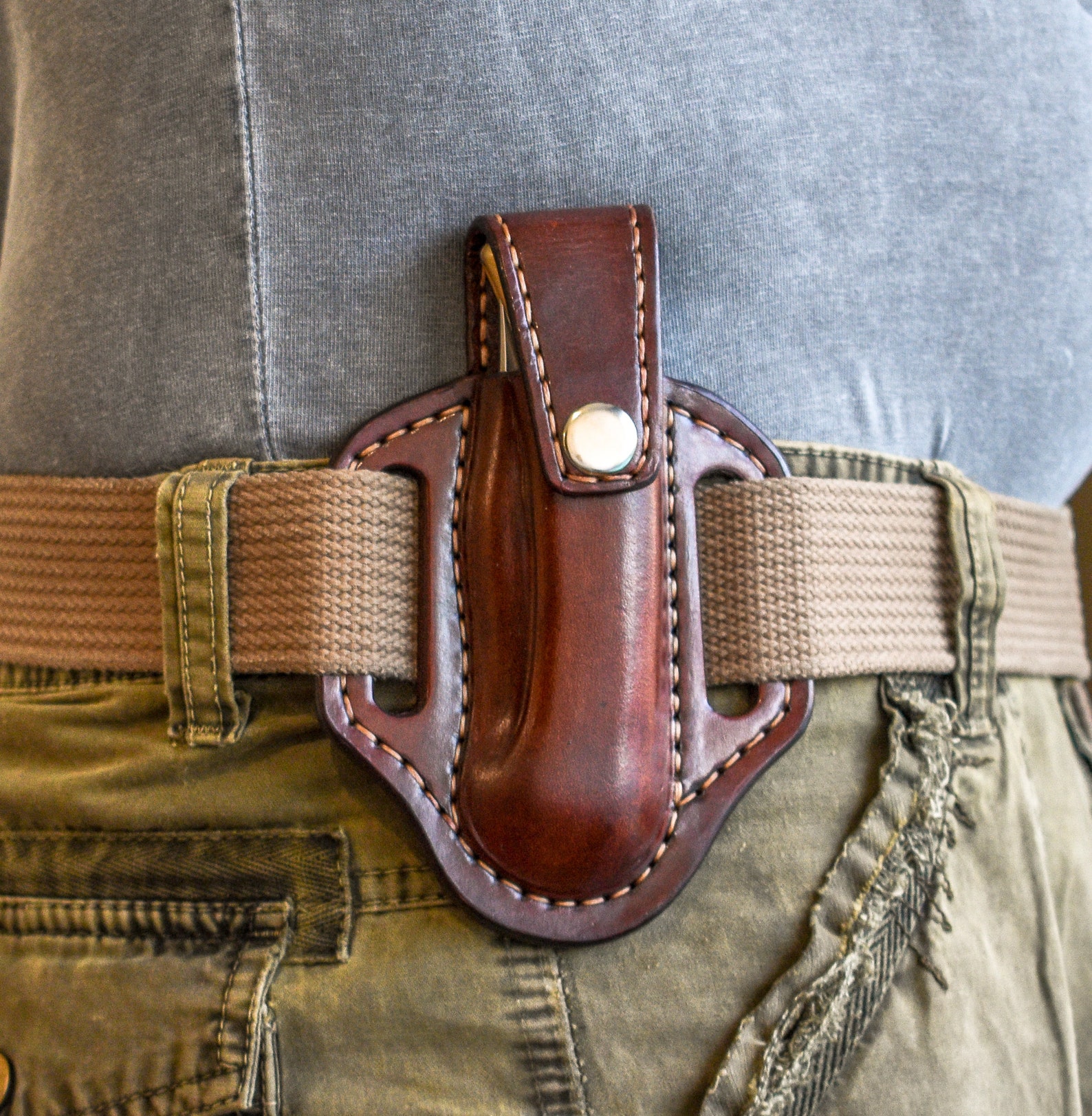 Closed Top Pancake Sheath for Buck 110 Folding Hunter Custom Etsy