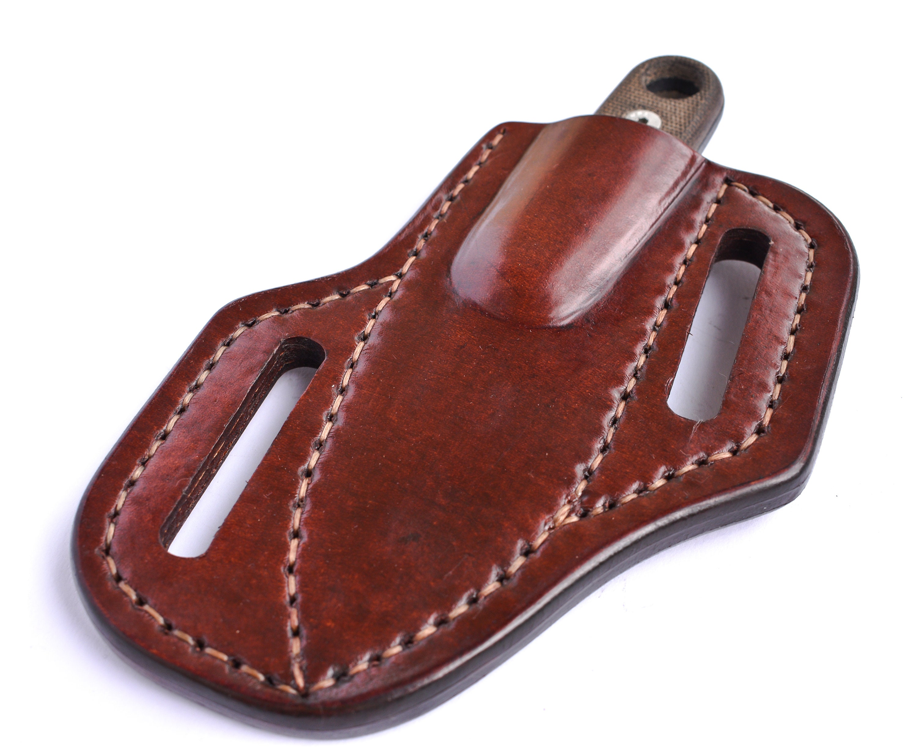 Pancake Leather Sheath Made to Fit Esee Izula 2 Custom Etsy Canada