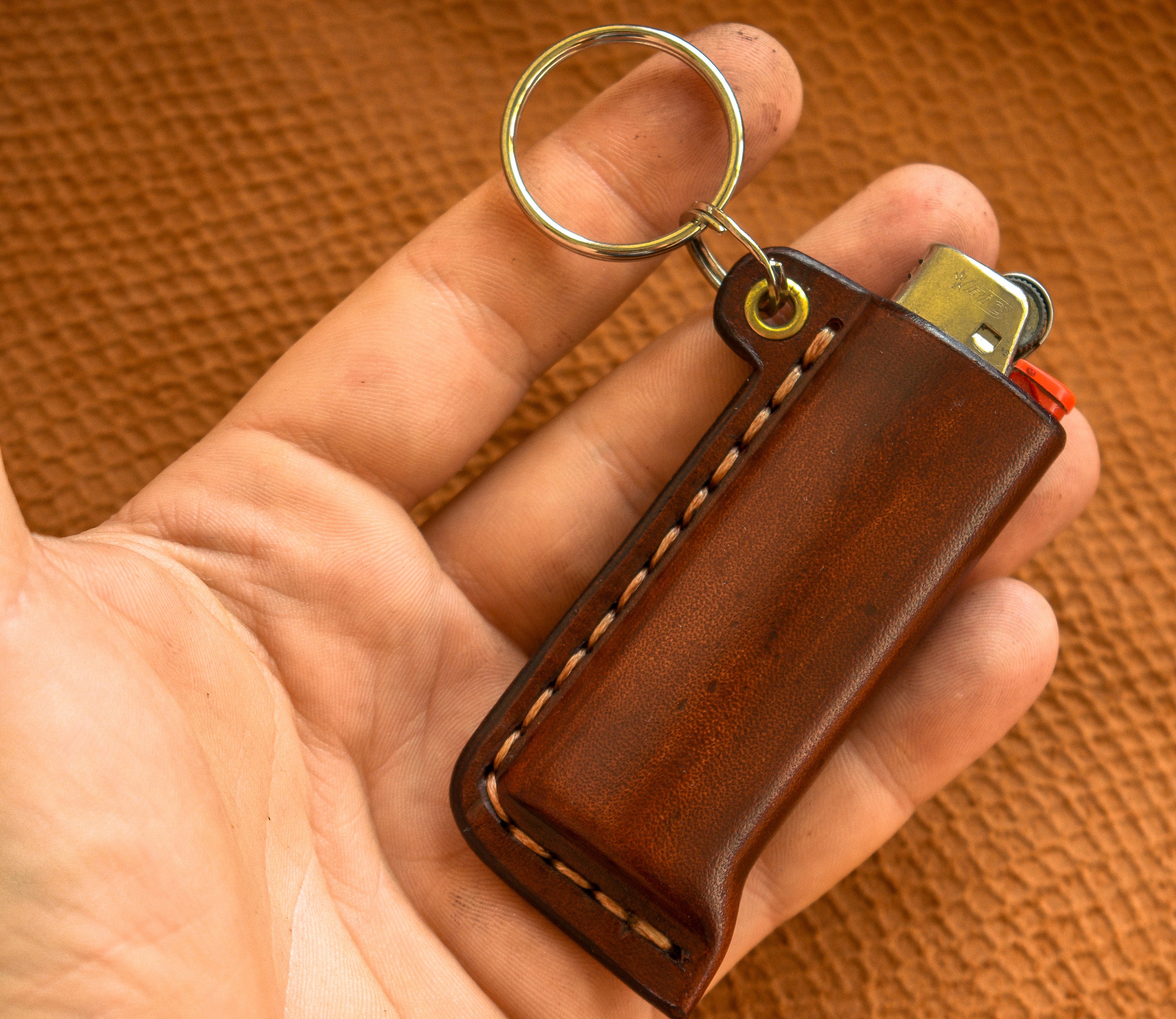 Logo Lighter Case Key Chain