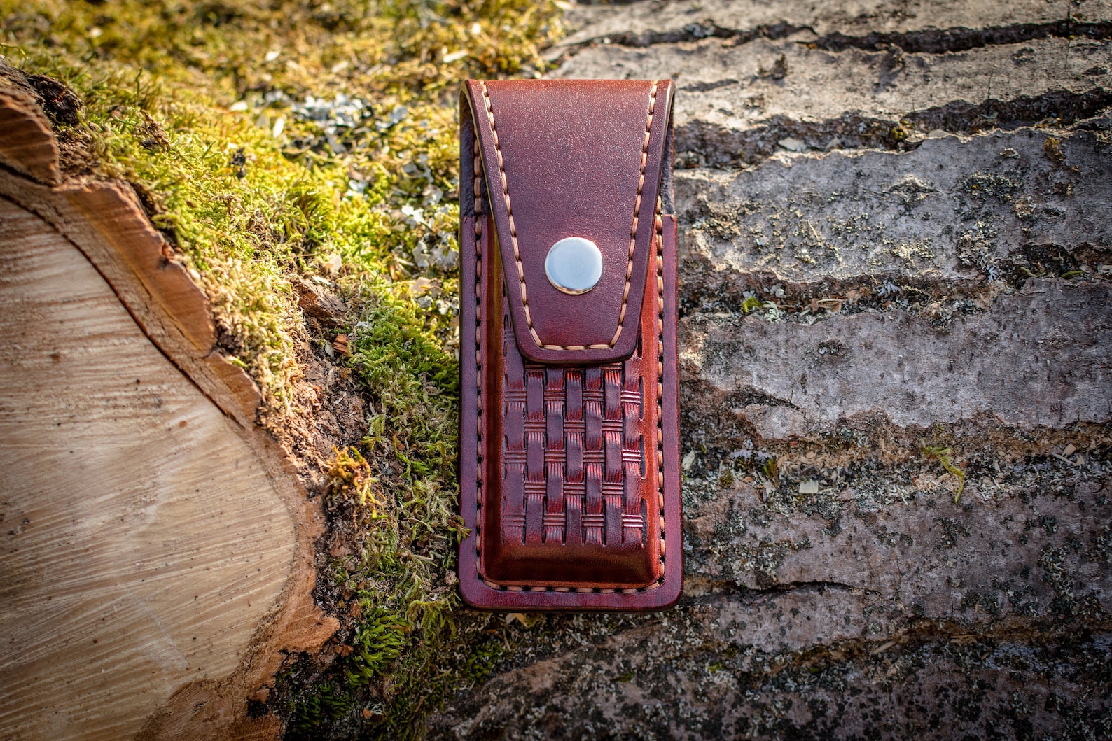 Folding Knife Leather Pouch Leather Folding Knife Sheath Etsy