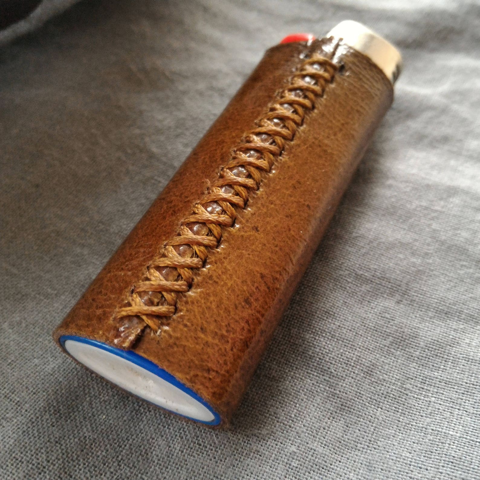 Luxorious leather slip for BIC lighters Case that fits BIC Etsy
