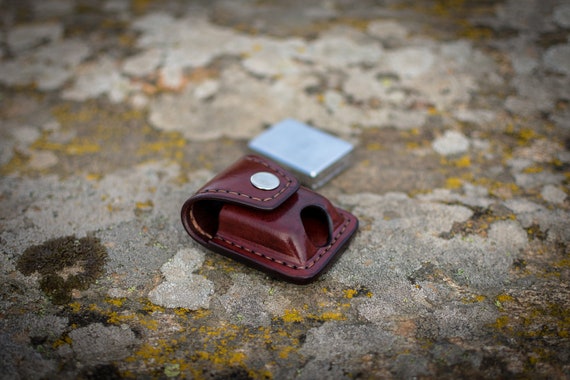 Leather Case Made for Zippo Lighter - Handmade Leather Sheath