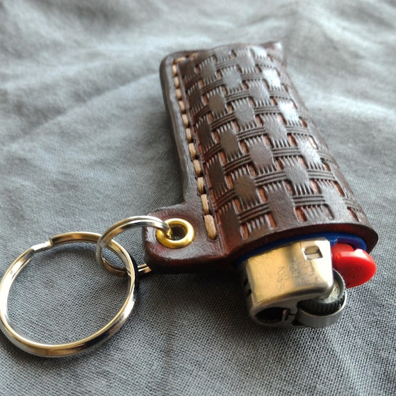Lighter Pouch Made to Fit BIC Lighter Sleeve Leather Lighter