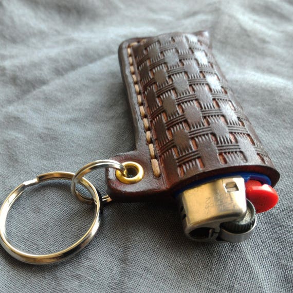 Lighter Pouch Made to Fit BIC Lighter Sleeve Leather Lighter