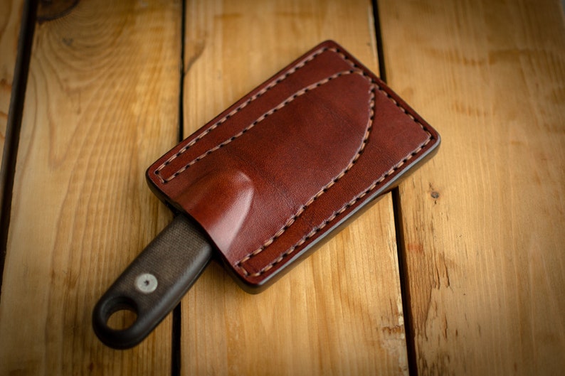 Pocket Leather Sheath Made for Esee Izula 2 Fixed Knife Etsy