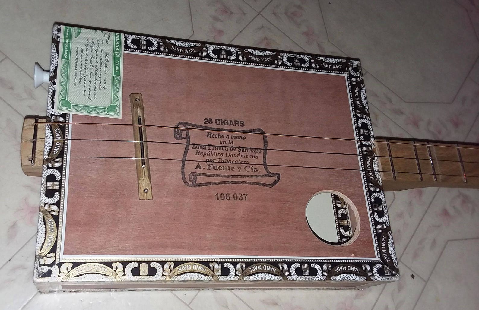 Cigar Box Guitar strummer Stick Dulcimer Etsy