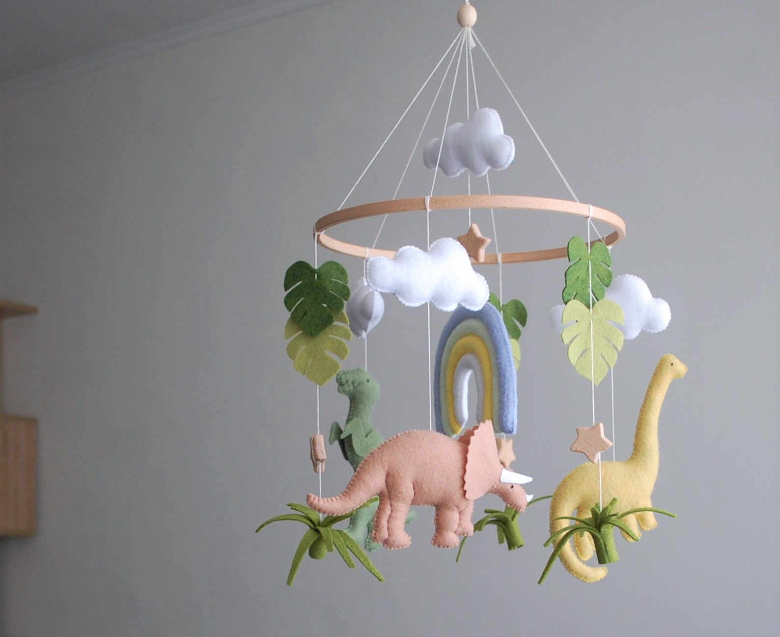 Baby mobile dinosaur Crib mobile hanging Jurassic nursery Etsy