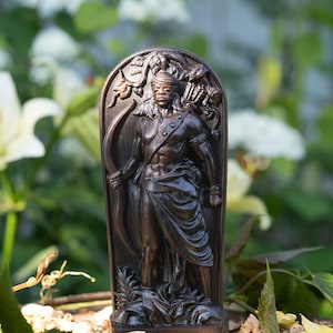 Ochosi Oshosi Ososi Yoruba Haitian Vodou Voodoo Orleans Hoodoo Orisha Santeria Hunt Wisdom Wealth Justice Contemplation