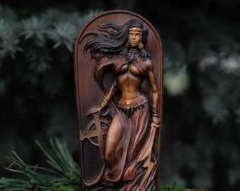 Oya Statue: Yoruba Tornado Goddess, Cemetery Guardian