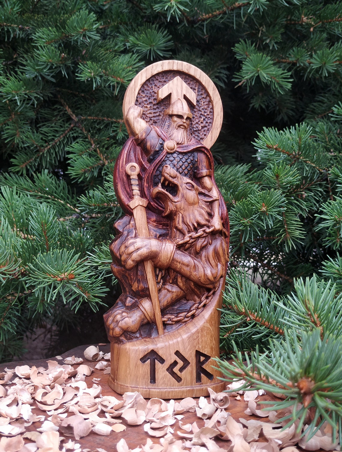 Tyr Statue Norse Gods Asatru Viking God Scandinavian Etsy