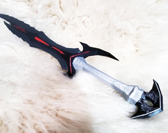 Skyrim Daedric Greatsword: 3D Printed, Hand Painted (26")
