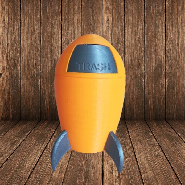 Fallout Rocket Trash Can Desktop