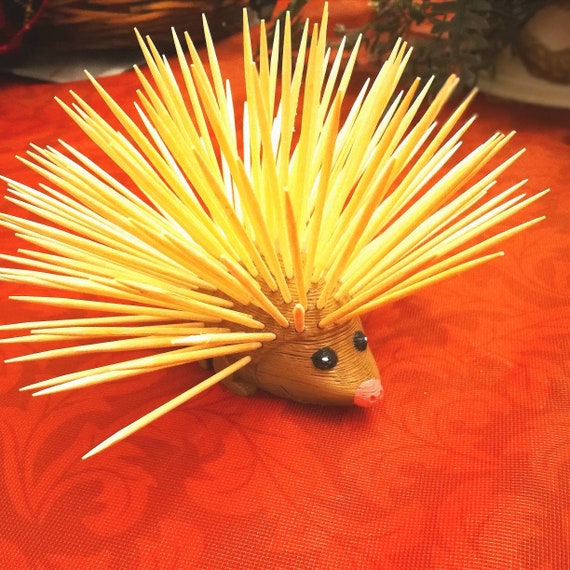 Porcupine toothpick holder | Etsy