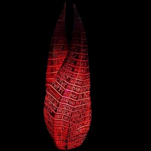 Dead Space Marker Lamp with Runes, Various Power Option Available