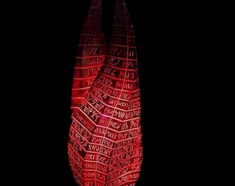 Dead Space Marker Lamp with Runes, Various Power Option Available