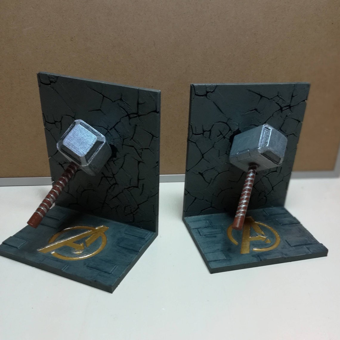 Marvel Avengers Thor Bookends new Heavier Version Etsy Australia