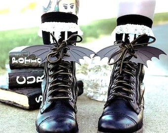 Bat Wings for shoes,  boots and skates - 1 pair