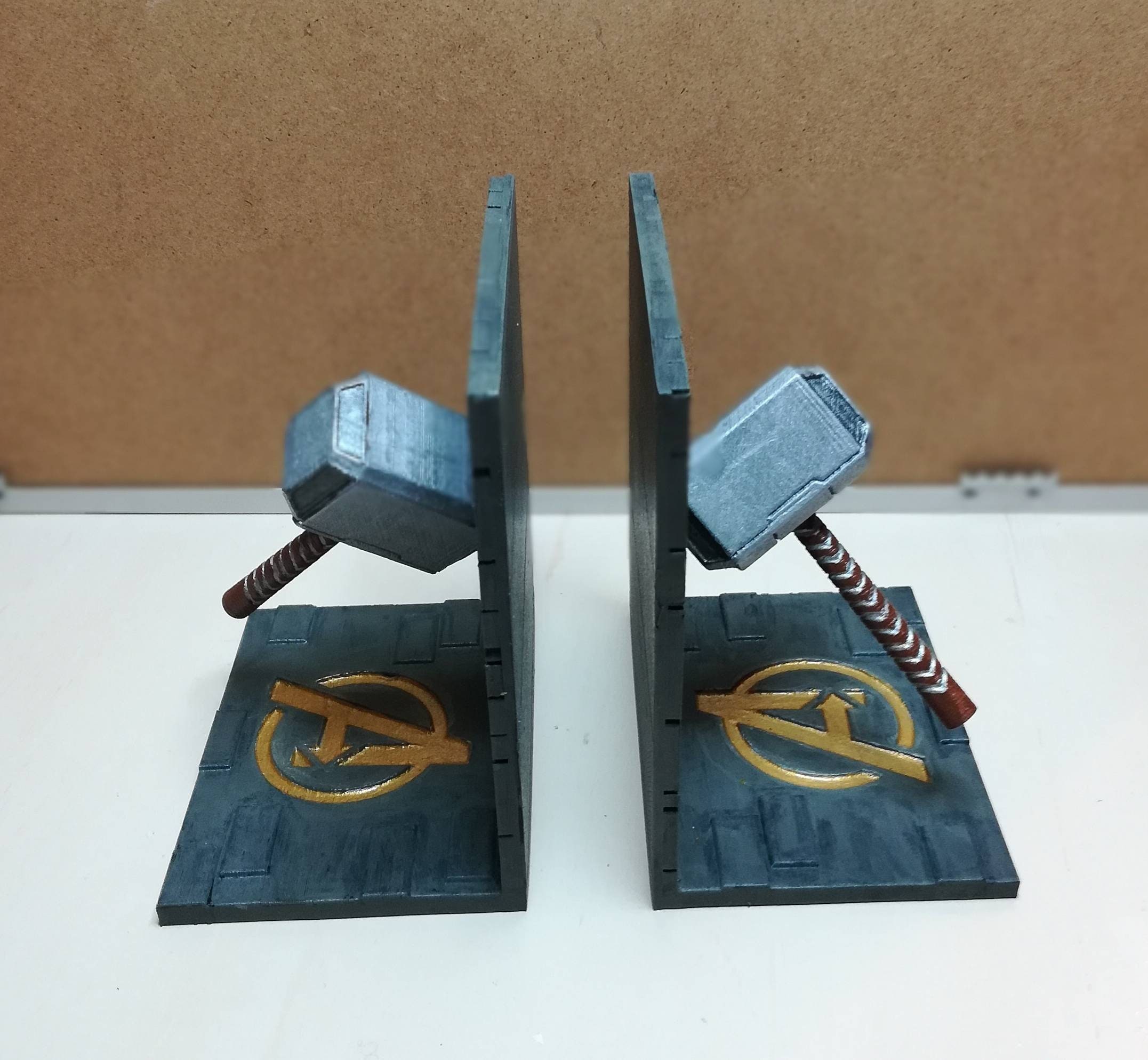 Marvel Avengers Thor Bookends New Heavier Version Etsy