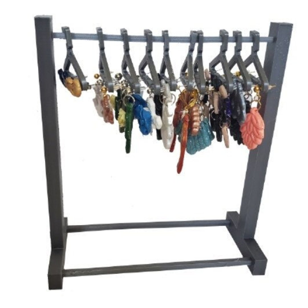 Clothers Hanger Earring Holder With 10 Hangers/ Clothes Rack Earring