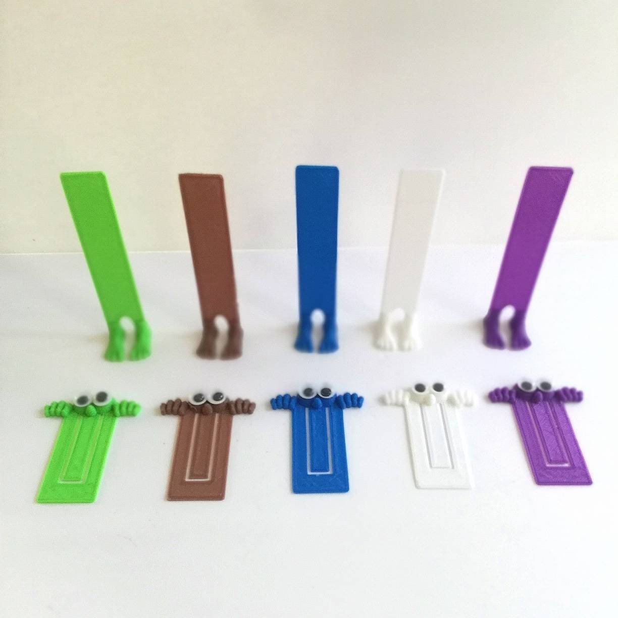 Googly Eyes Bookmark with matching feet bookmark Etsy