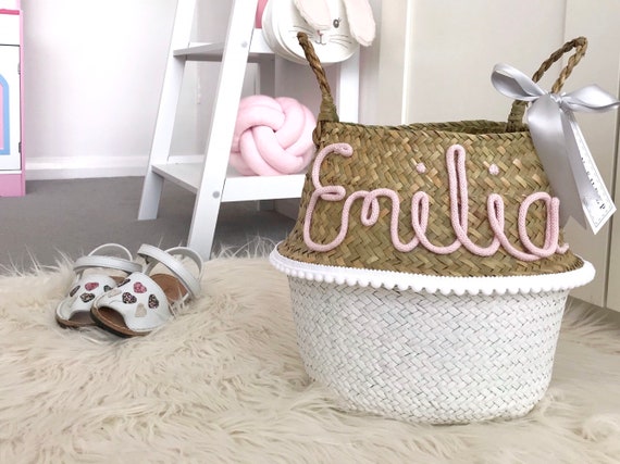 personalised baby basket