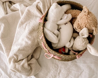 Cestino Biancheria Bambini Boemia - 40x30x30cm, Impermeabile, Con Maniglia E Design Ad Arco - Foto 3