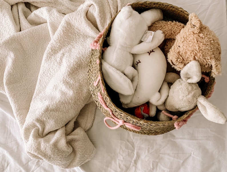 Toys Basket for Nursery Kids Room Toy Basket Toy Storage Etsy