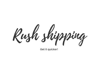 Rush shipping for your Dolly Sheep order.