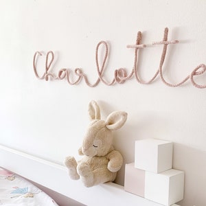 Name Sign for Nursery - Personalised Wire Word Sign - New Baby Gift