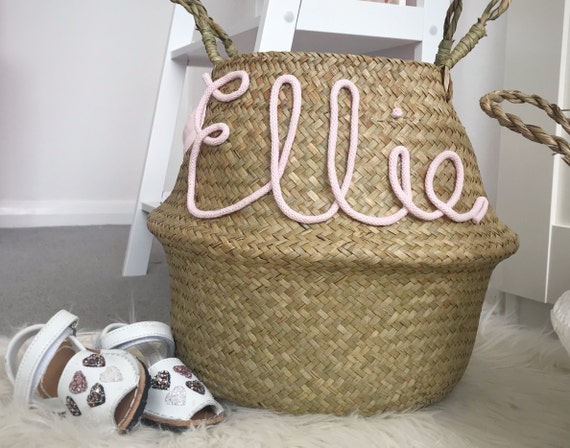 personalised baby basket