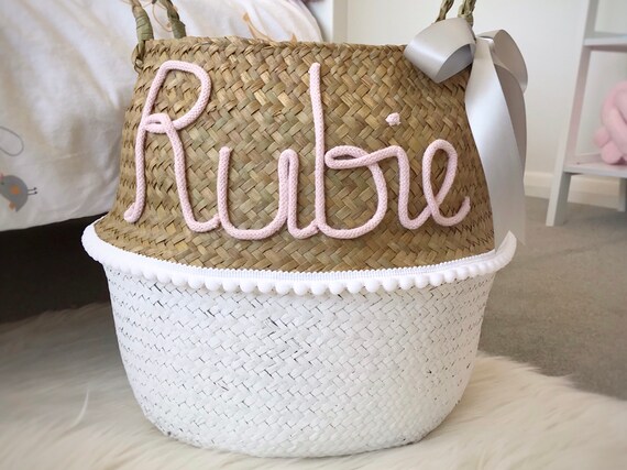 personalised toy storage basket