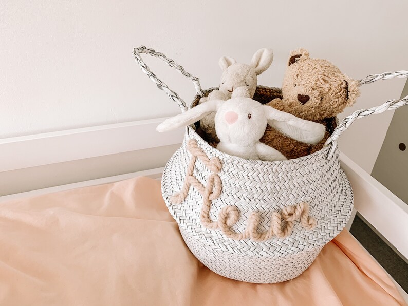 Storage Basket for Nursery Baby Shower Gift Personalised Etsy UK