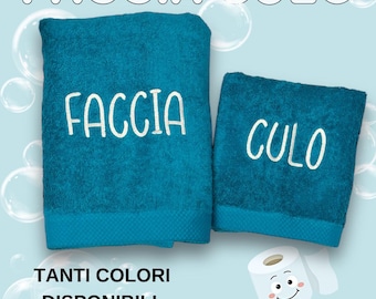 Asciugamani Faccia Culo confezione regalo inclusa!