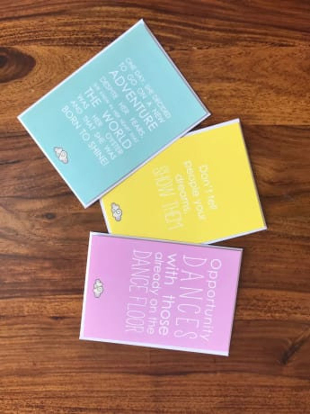 Pack of 3 Cards Greeting Cards Blank Cards Inspirational Cards ...