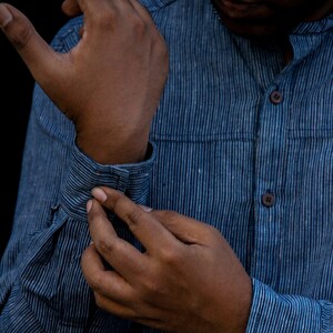 Rainmaker Natural Indigo Stripes Shirt image 2