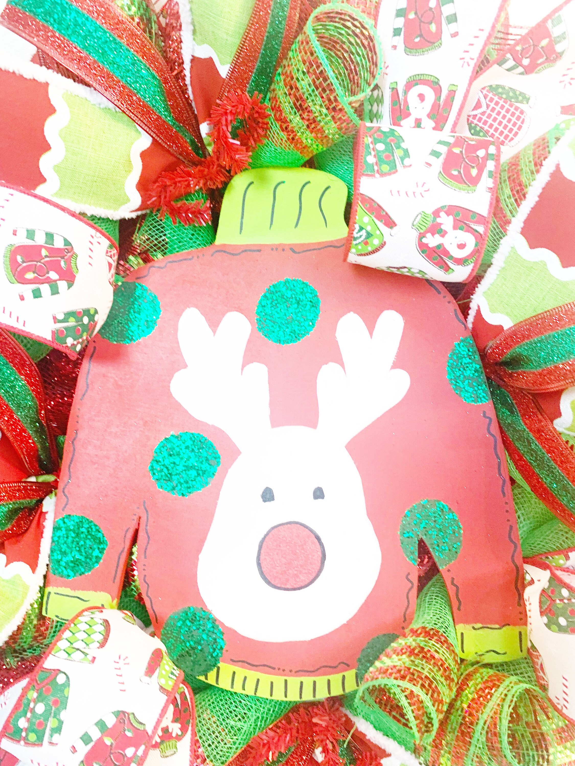 Ugly Christmas Sweater Wreath 