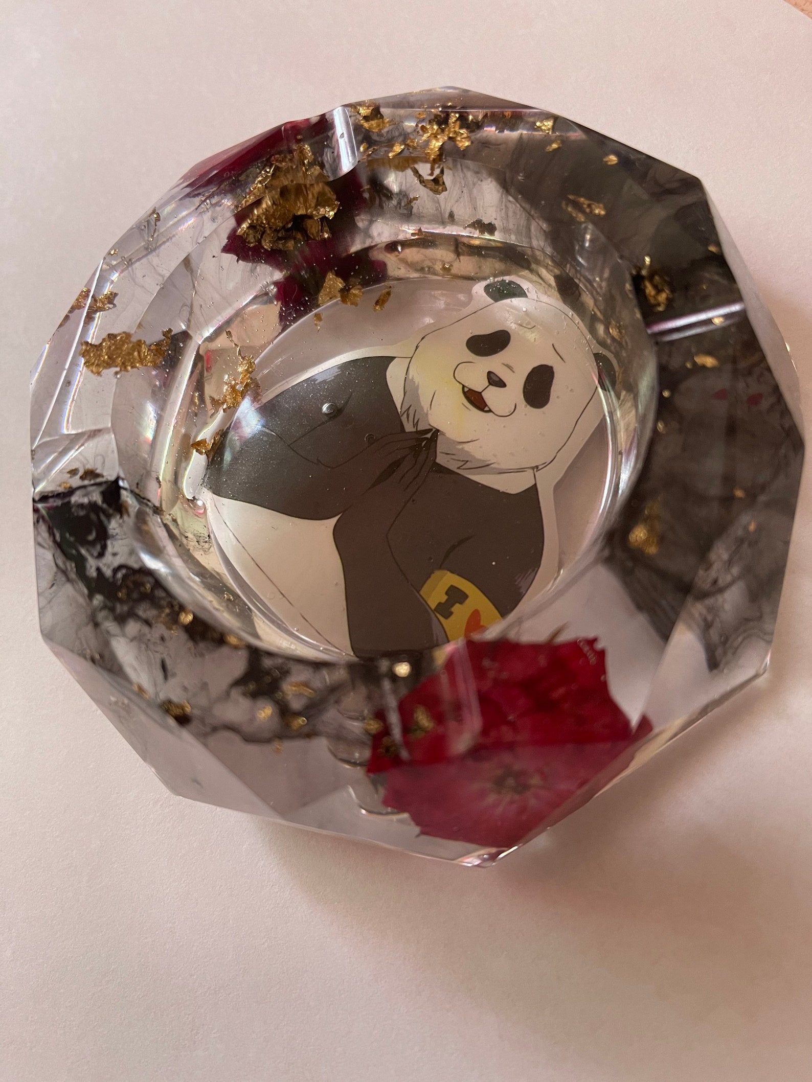 Jujutsu Kaisen Panda Resin Ashtray Etsy