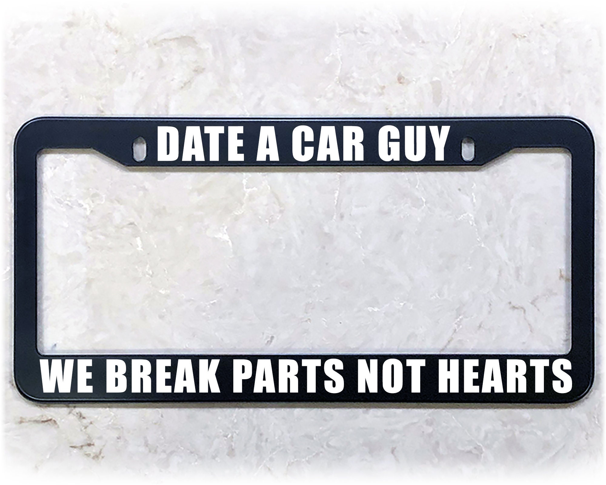 License Plate Frame DATE CAR GUYS License Plate Frame - Etsy License Plate Frame DATE CAR GUYS License Plate Frame - Etsy