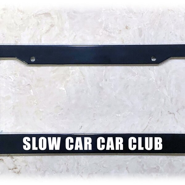 Slow Car License Plate Etsy