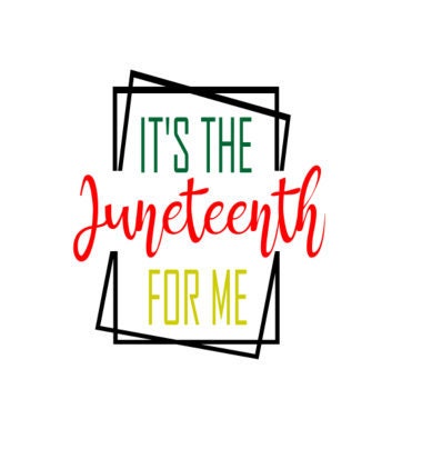 It's The Juneteenth For ME SVG Cut File