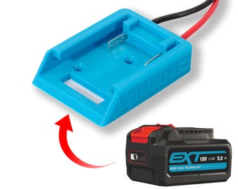 Battery Adapter for Erbauer Evolution EXT 18V Li-ion Connector