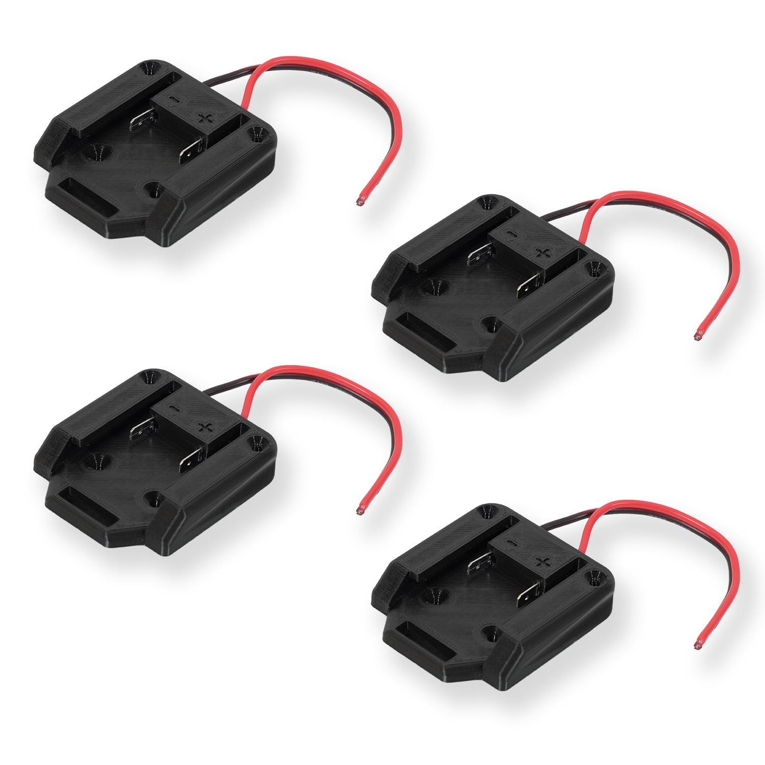 Parkside X20V Battery Adapter Connector W/ Cables DIY Output Panel