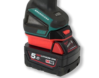 Adapter for Milwaukee M18 Battery to Makita 18V LXT Power Tool Converter