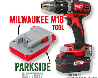 Parkside X20V Battery to Milwaukee M18 Tool Adapter Converter