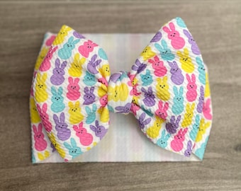 Peeps Headwrap, Easter head wrap, Big Baby headband, Headwrap, Big Baby Bow, Easter headband, Easter Bow